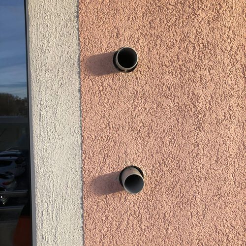 Kernbohrung in der Nähe für Sanitär- und Elektroinstallationen